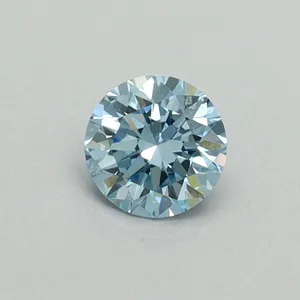 0.34ct ROUND Fancy Intense Blue VS1 Coloured Lab diamond