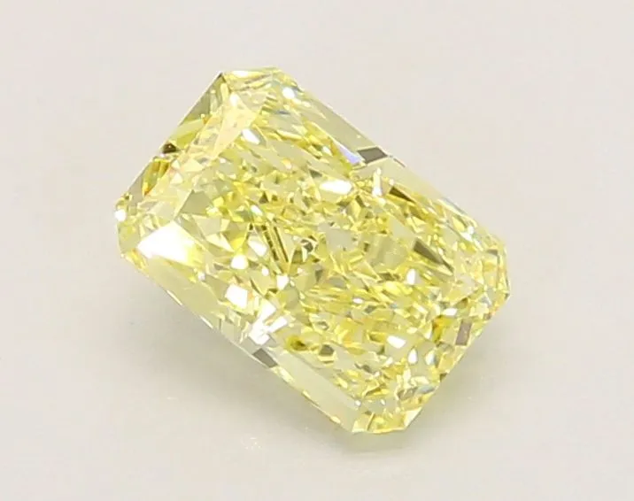 1.05ct RADIANT Fancy Yellow VVS2 Coloured Lab diamond