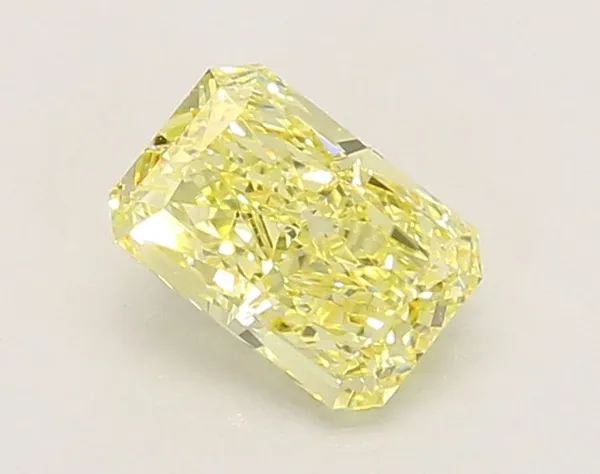 1.05ct RADIANT Fancy Yellow VVS2 Coloured Lab diamond