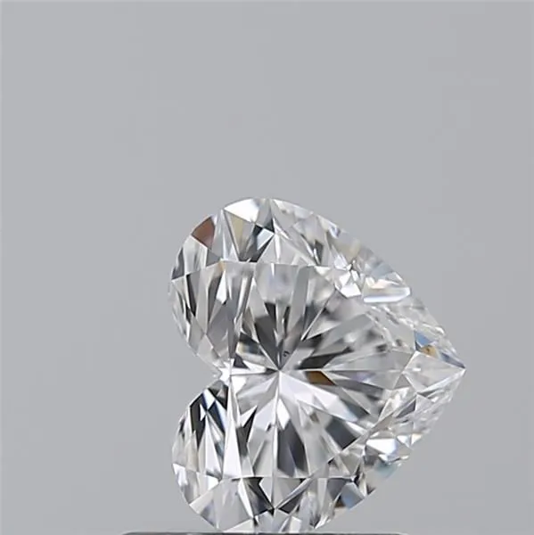 0.88ct HEART D VS2 Natural diamond