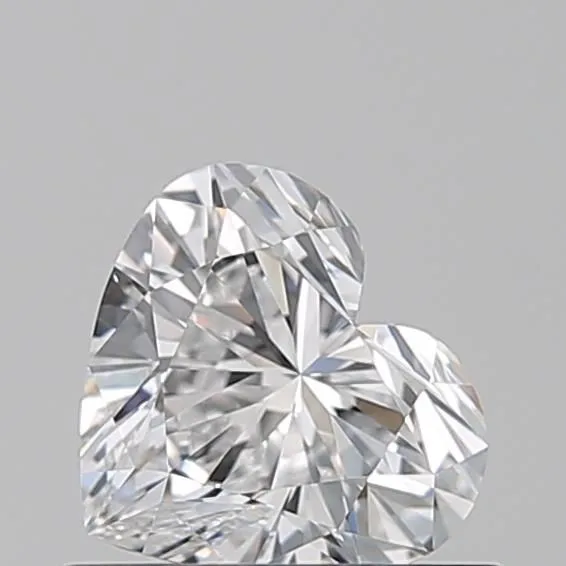 0.55ct HEART D VVS2 Natural diamond
