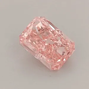 0.55ct RADIANT Fancy Vivid Pink VS1 Coloured Lab diamond