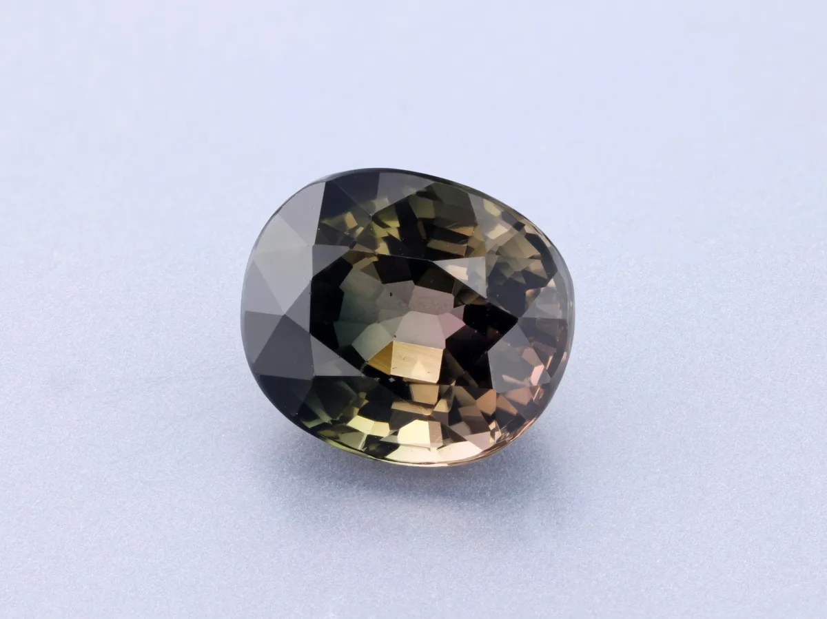 1.73ct Parti Tourmaline, Oval gemstone