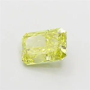 1.04ct RADIANT Fancy Yellow VVS2 Coloured Lab diamond