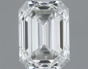 0.4ct EMERALD E VVS2 Natural diamond