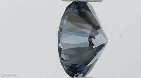 0.35ct ROUND Fancy Vivid Blue VVS1 Coloured Lab diamond