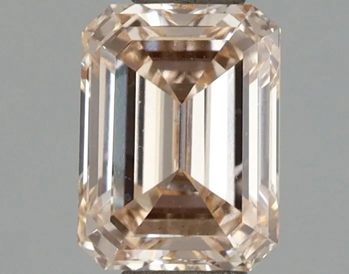 1.06ct EMERALD Fancy Light Pink VS1 Coloured Lab diamond