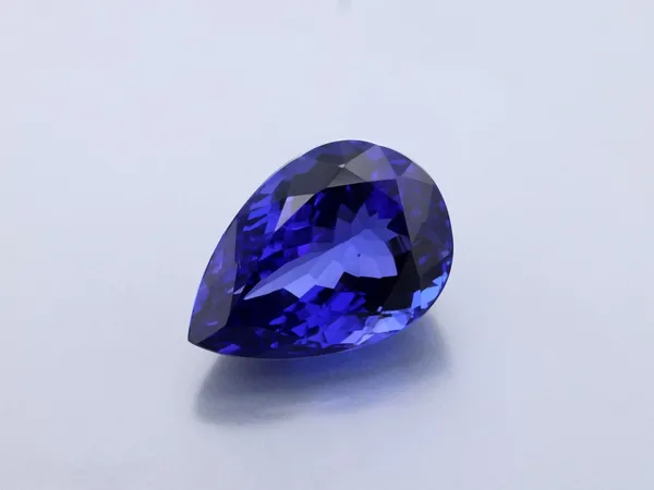 8.24ct Parti Tanzanite, Pear Shape cut gemstone