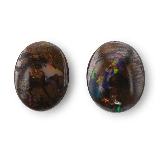 3.9ct Parti Opal, Oval cut gemstone