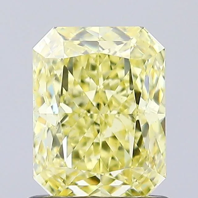1.10ct RADIANT Fancy Yellow VS1 Coloured Lab diamond