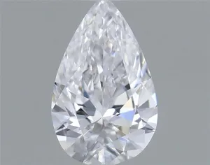 0.3ct PEAR D VVS2 Natural diamond