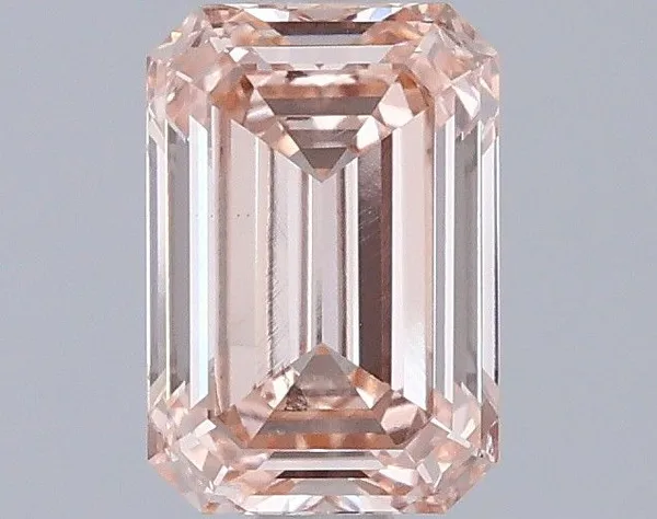 1.21ct EMERALD Fancy Intense Pink VS2 Coloured Lab diamond
