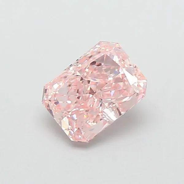 1.03ct RADIANT Fancy Intense Pink VS2 Coloured Lab diamond