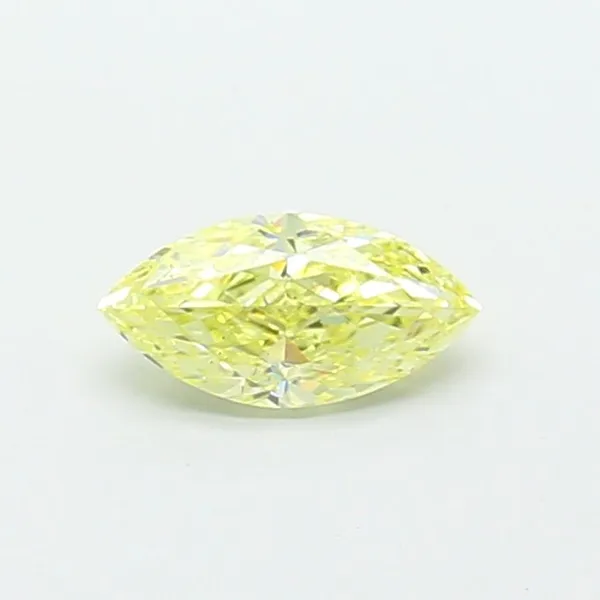 1.07ct MARQUISE Fancy Yellow VS2 Coloured Lab diamond