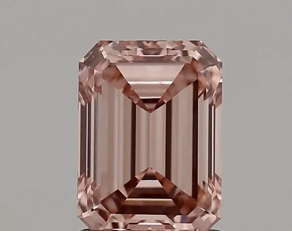 1.25ct EMERALD Fancy Vivid Pink VVS2 Coloured Lab diamond