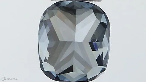 0.5ct CUSHION Fancy Deep Blue VS2 Coloured Lab diamond