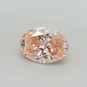 0.31ct OVAL Fancy Vivid Pink VS2 Coloured Lab diamond