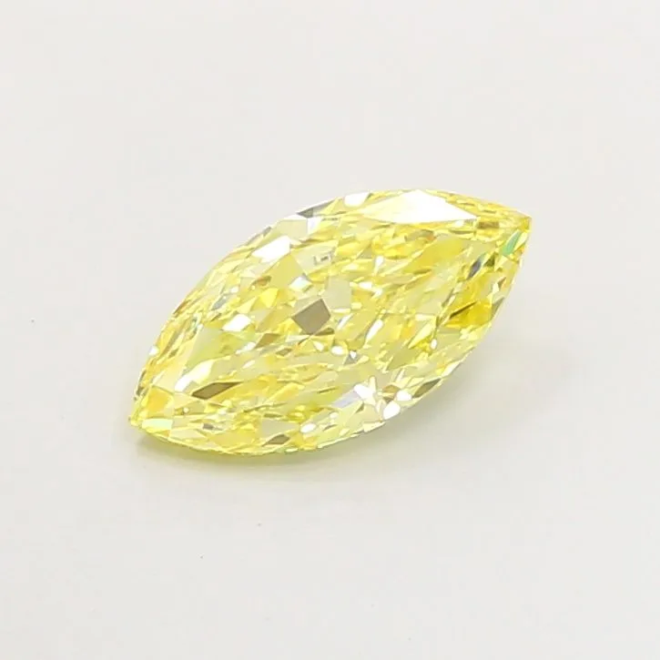 1.49ct MARQUISE Fancy Intense Yellow VS1 Coloured Lab diamond