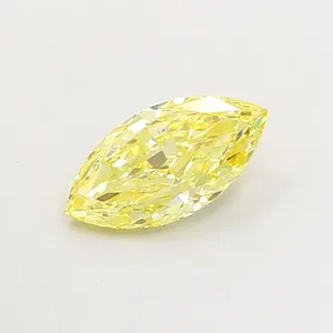 1.49ct MARQUISE Fancy Intense Yellow VS1 Coloured Lab diamond