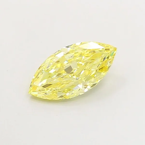 1.49ct MARQUISE Fancy Intense Yellow VS1 Coloured Lab diamond
