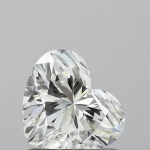 0.84ct HEART F VS1 Lab diamond