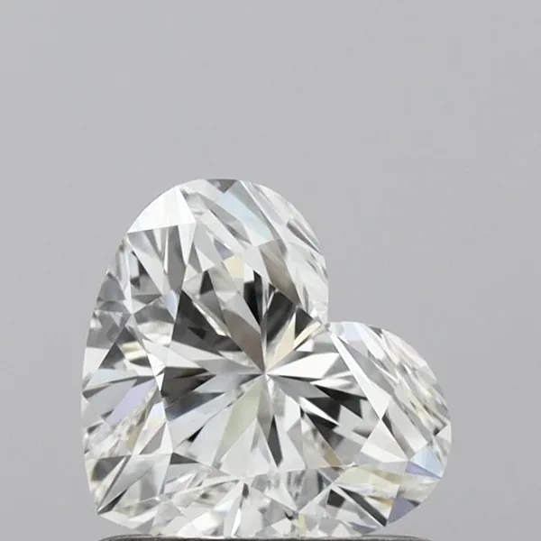 0.84ct HEART F VS1 Lab diamond