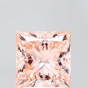 2.23ct PRINCESS Fancy Intense Pink VS1 Coloured Lab diamond