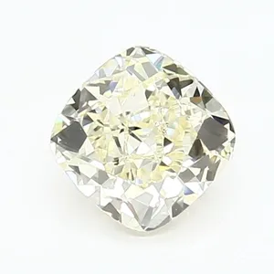 1.07ct CUSHION Fancy Light Yellow VS2 Coloured Lab diamond