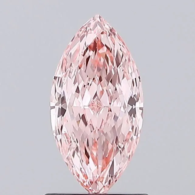 1.03ct MARQUISE Fancy Vivid Pink VVS2 Coloured Lab diamond
