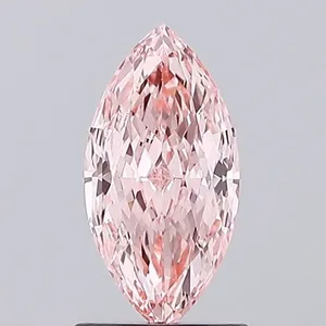 1.03ct MARQUISE Fancy Vivid Pink VVS2 Coloured Lab diamond