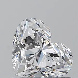 0.81ct HEART D VVS2 Natural diamond