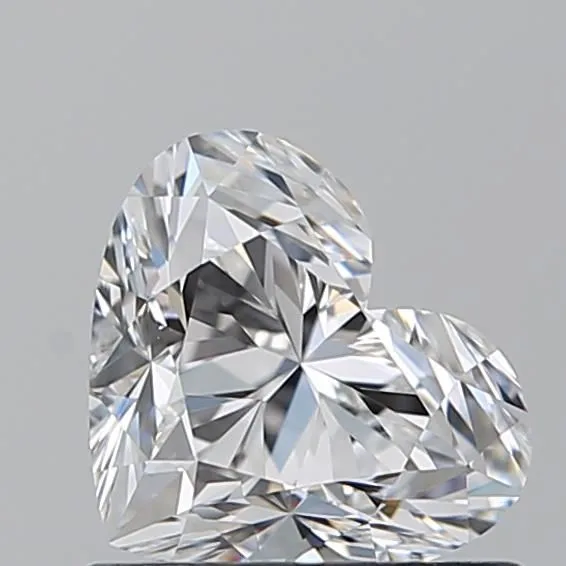 0.81ct HEART D VVS2 Natural diamond