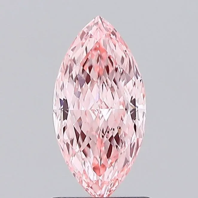 1.09ct MARQUISE Fancy Vivid Pink VS1 Coloured Lab diamond