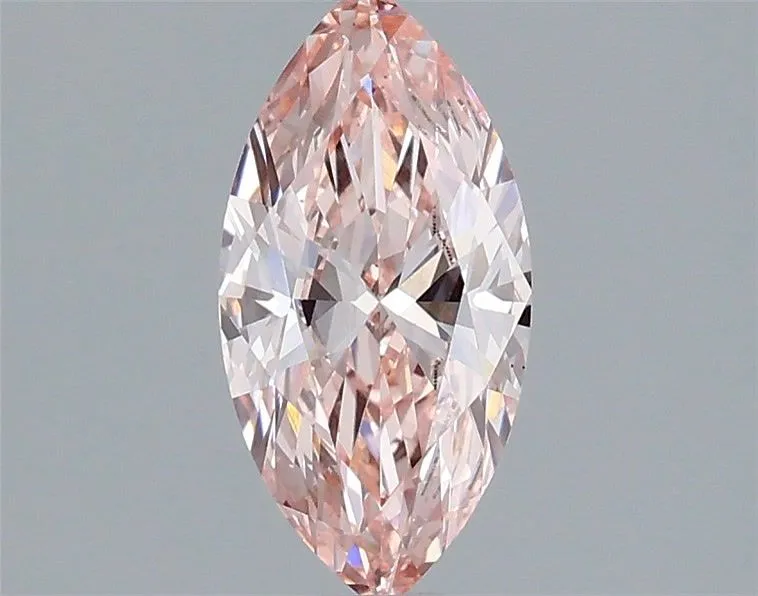 1.03ct MARQUISE Fancy Vivid Pink VS1 Coloured Lab diamond