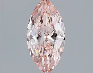 1.03ct MARQUISE Fancy Vivid Pink VS1 Coloured Lab diamond