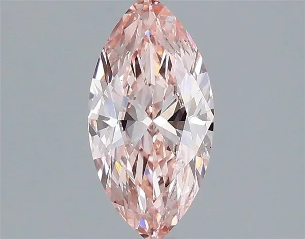 1.03ct MARQUISE Fancy Vivid Pink VS1 Coloured Lab diamond