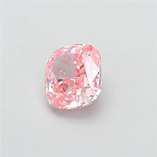 1.07ct CUSHION Fancy Vivid Pink VS1 Coloured Lab diamond