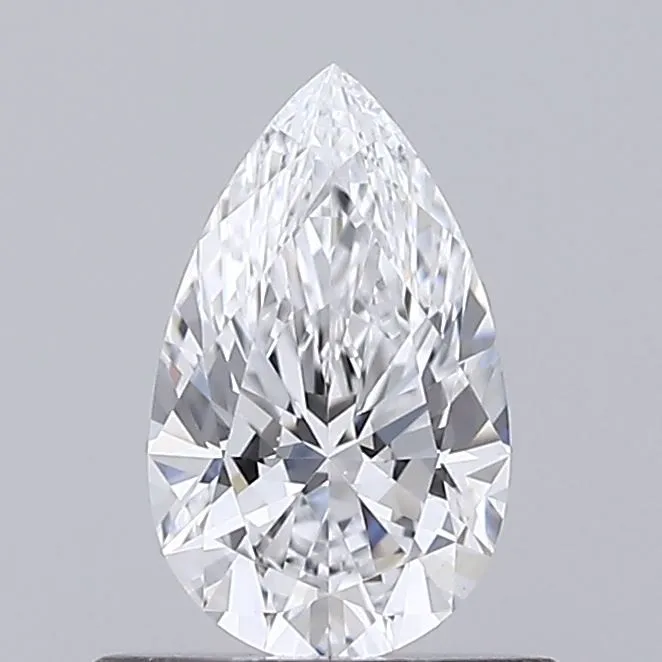 0.58ct PEAR D VVS2 Lab Grown diamond