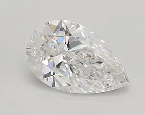 0.88ct PEAR D VVS2 Lab diamond