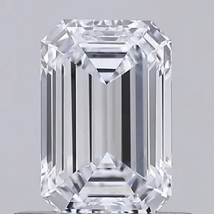 0.54ct EMERALD D FL Lab diamond