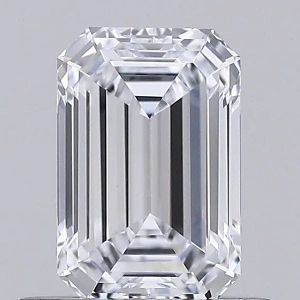0.54ct EMERALD D FL Lab diamond