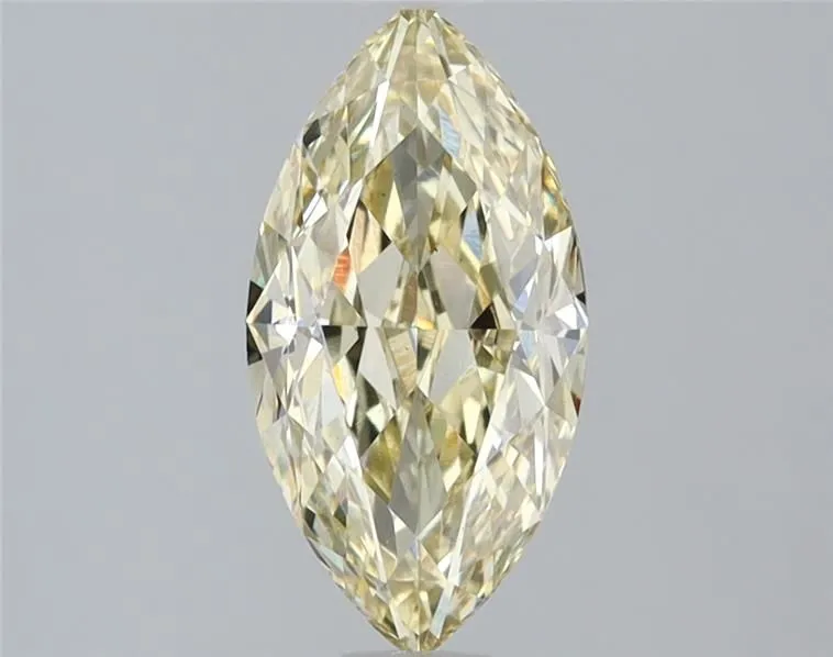 1.54ct MARQUISE Fancy Yellow VS1 Coloured Lab diamond