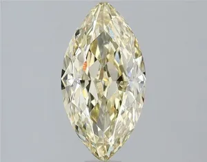 1.54ct MARQUISE Fancy Yellow VS1 Coloured Lab diamond