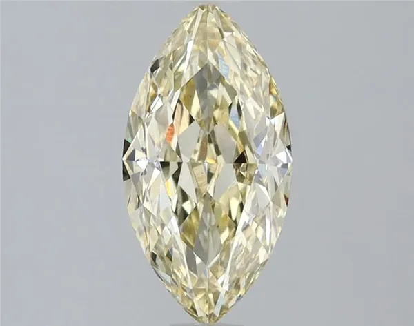 1.54ct MARQUISE Fancy Yellow VS1 Coloured Lab diamond