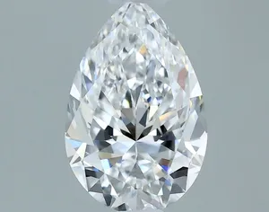 0.5ct PEAR D VVS2 Natural diamond