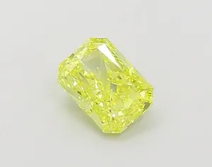 1.01ct RADIANT Fancy Vivid Yellow VS1 Coloured Lab diamond