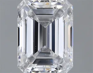 0.63ct EMERALD D VS2 Natural diamond