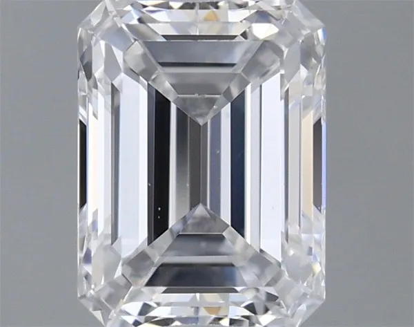 0.63ct EMERALD D VS2 Natural diamond