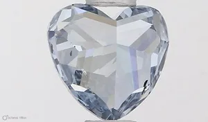 0.52ct HEART Fancy Vivid Blue SI2 Coloured Lab diamond