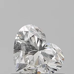 0.5ct HEART H VVS2 Natural diamond